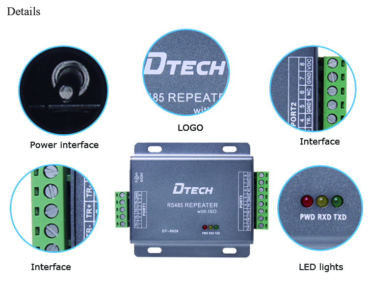 RS232 to RS485 RS422 interface converter