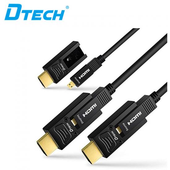 Top-selling DTECH DT-H311 HDMI typeD-A 16m fiber cable