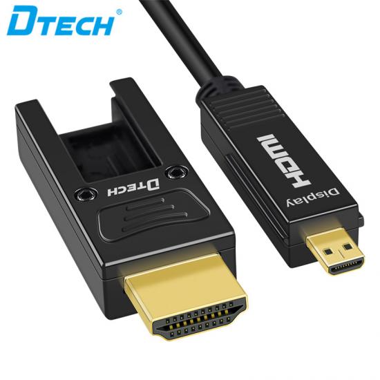 Top-selling DTECH DT-H310B HDMI typeD-A 16m fiber cable
