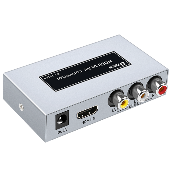 High Quality DTECH DT-7019A HDMI to AV HD Converter Instructions