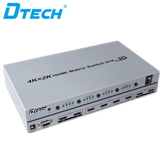High Quality DTECH DT-7444 4K*2K HDMI MATRIX SWITCH 4*4