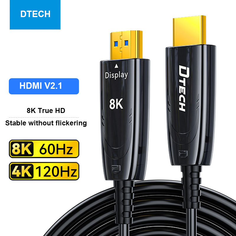 Big news | What is the strength of DTECH 8K HDMI2.1 fiber optic cable? Why it is recommended to use it for thread embedding!