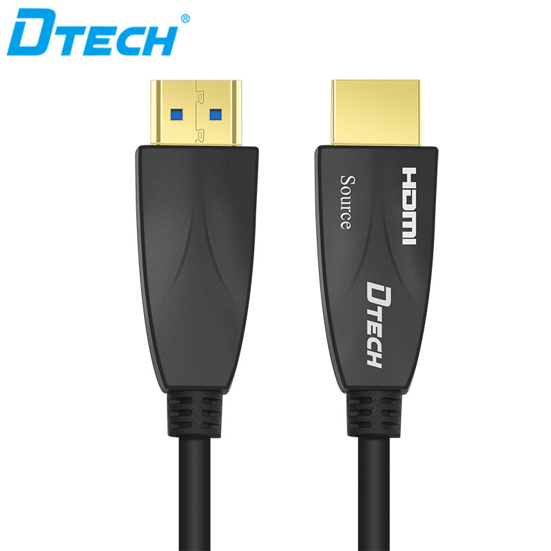What is the difference between HDMI copper cable and fiber optic cable?