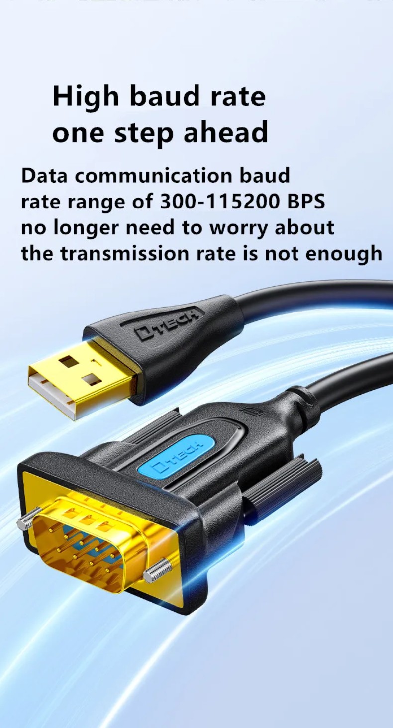 USB to DB 9pin RS232 Serial Cable