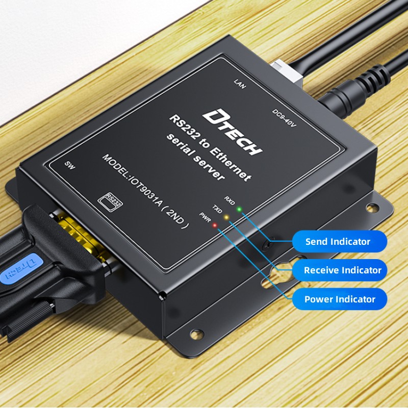 RS232 to Ethernet Serial Server