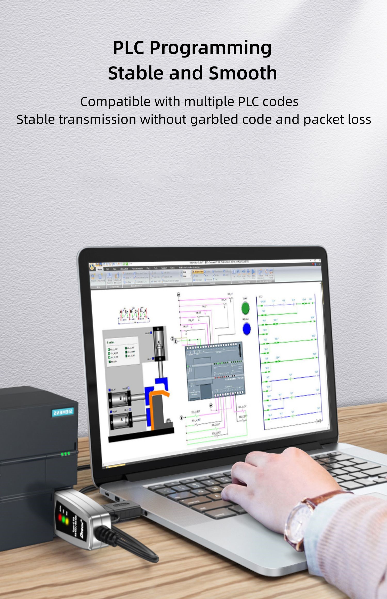 Type-C+USB to RS422 RS485 Serial Cable