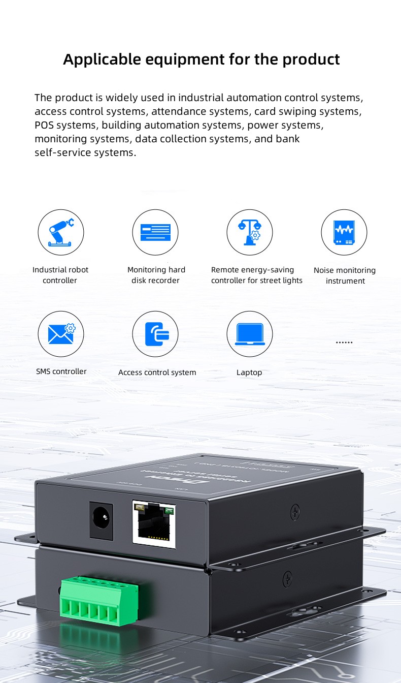 RS422/485 to Ethernet Serial Server