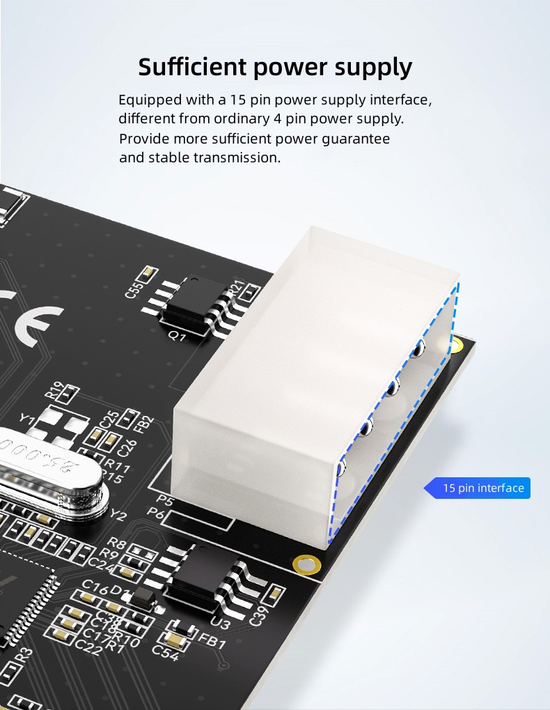 PCI-E to USB3.0 4 Port HUB