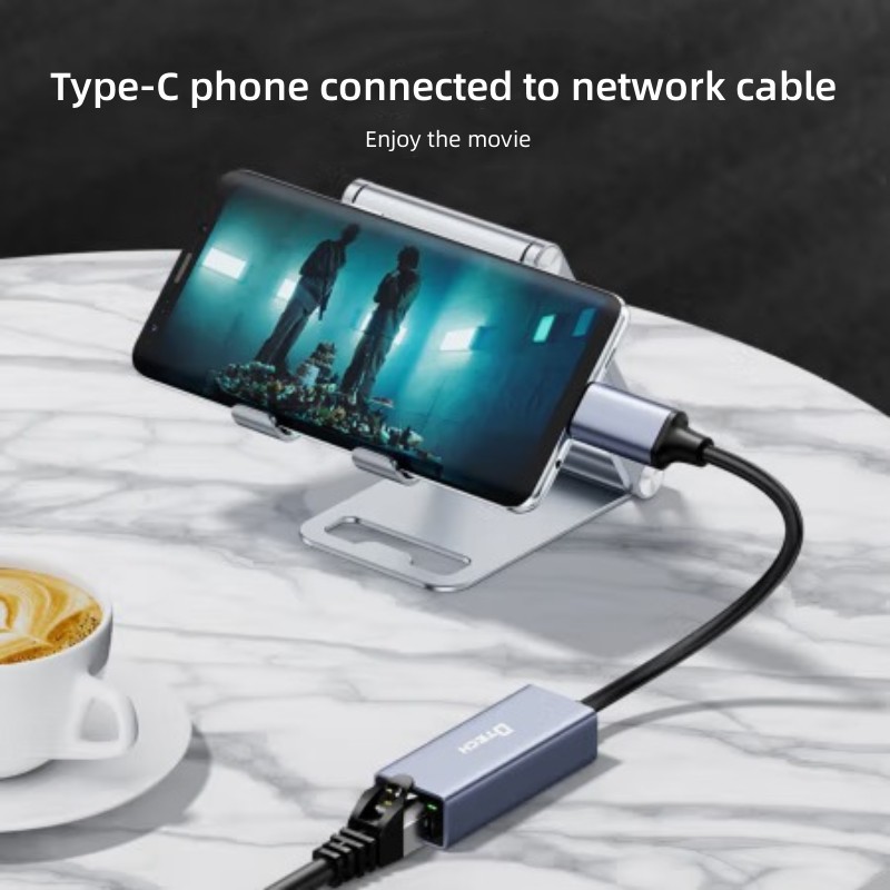 Type C to RJ45 Gigabit Network Adapter