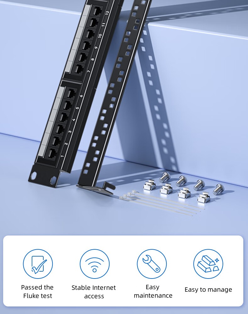 CAT5e 24 Port Distribution Frame