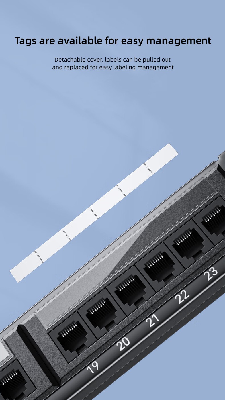 CAT5e 24 Port Distribution Frame