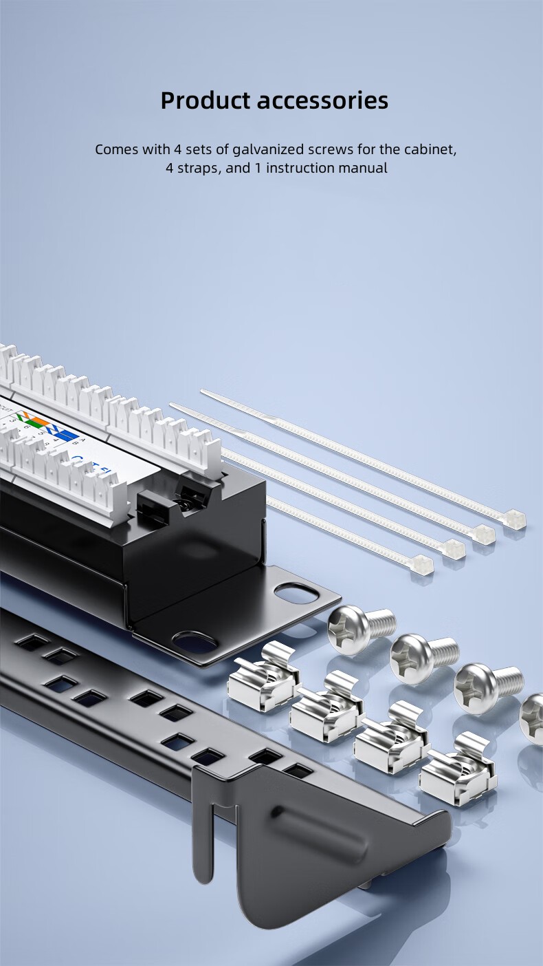 CAT5e 24 Port Distribution Frame