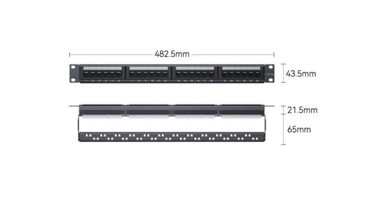 CAT5e 24 Port Distribution Frame