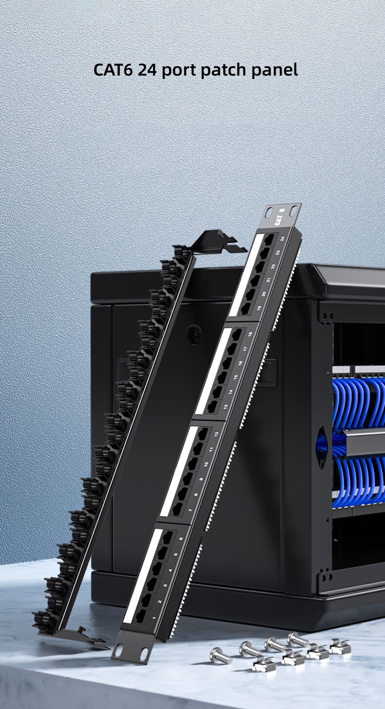 CAT6 24 Port Patch Panel