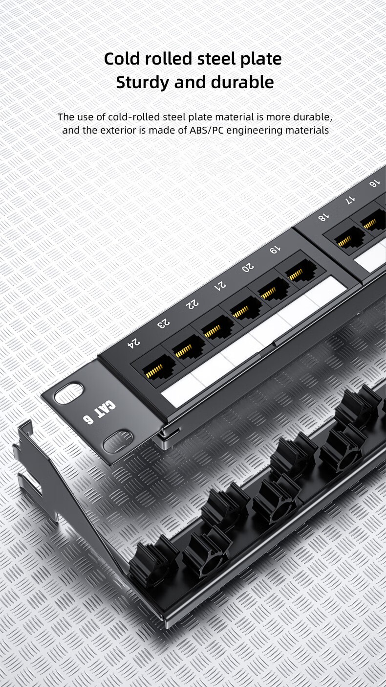 CAT6 24 Port Patch Panel