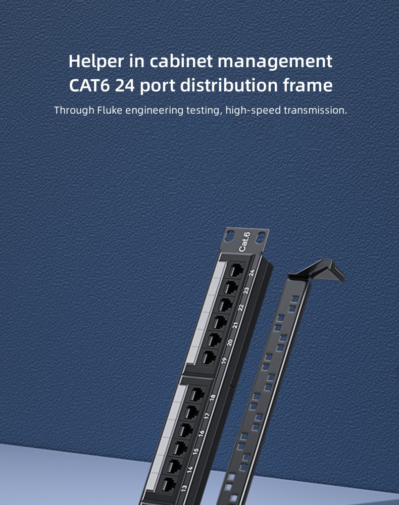 CAT6 24 Port Patch Panel