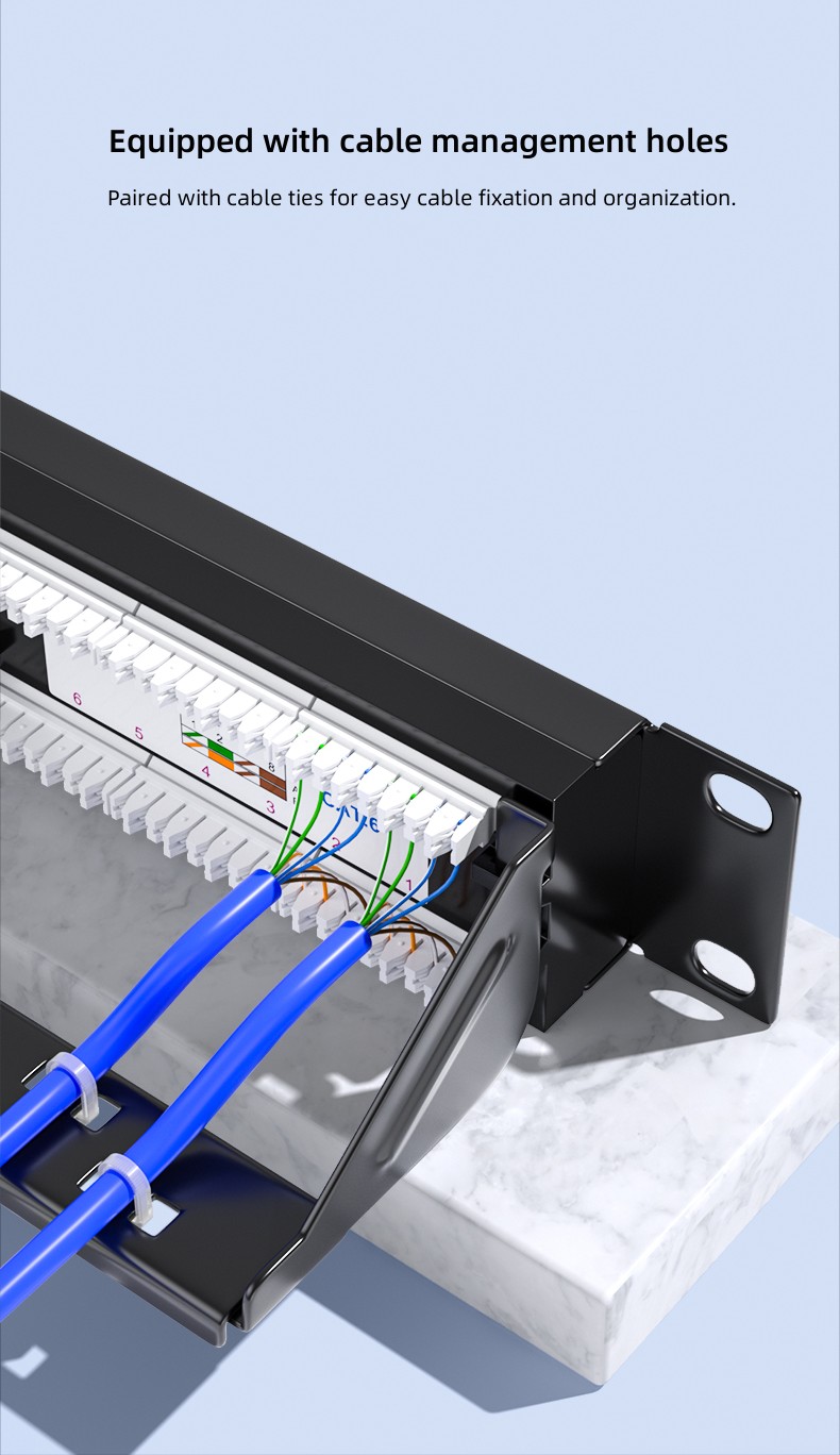 CAT6 24 Port Patch Panel