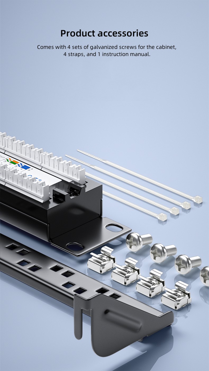 CAT6 24 Port Patch Panel