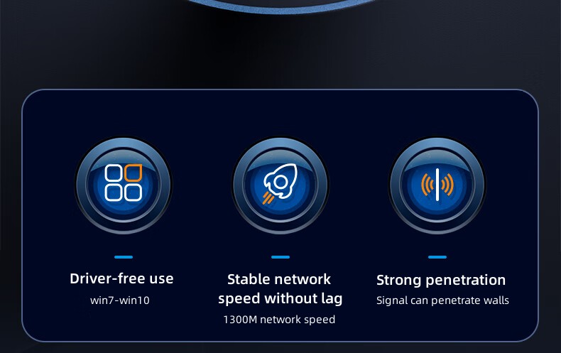 1300Mbps USB3.0 WiFi Adapter