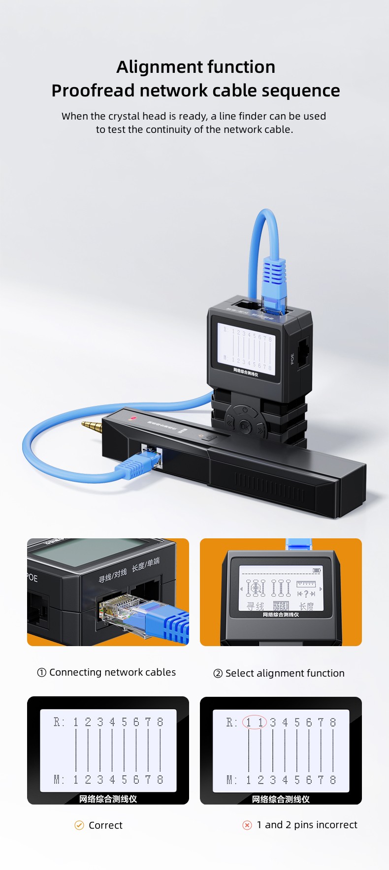 Multifunctional Digital Signal Line Finder