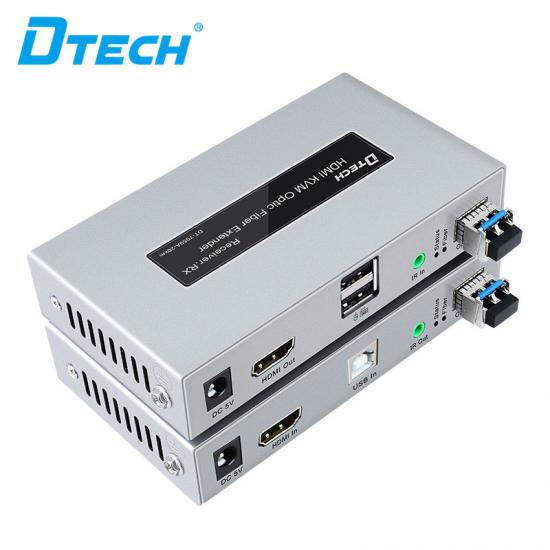 Reliable DTECH DT-7059 HDMI KVM Fiber Optic Extender 20KM Supplier