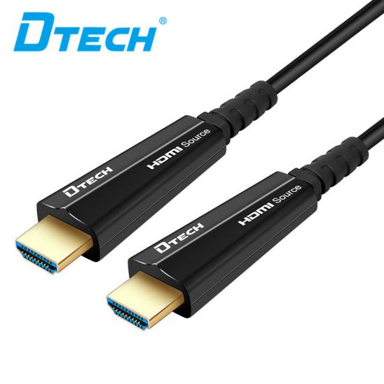 Reliable DTECH DT-606 HDMI AOC fiber cable YUV444  15M Supplier
