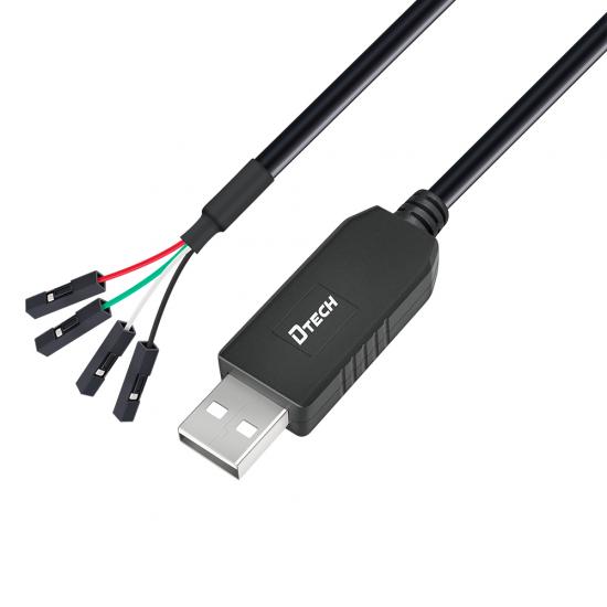 with FTDI Chipset Supports Windows 10 8 7 and Mac Linux DTECH 15ft USB to RS232 DB9 Serial Port Adapter Cable 5m