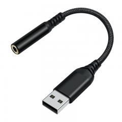 USB to 3.5mm Audio Adapter Cable