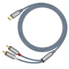 USB C to 2RCA Audio Cable