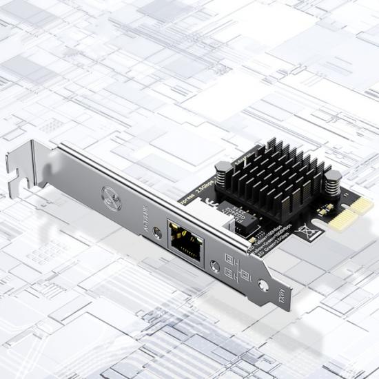 PCI-E to 2.5G Gigabit Network Card