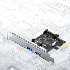 PCI-E to 2 Port USB 3.0 Expansion Card