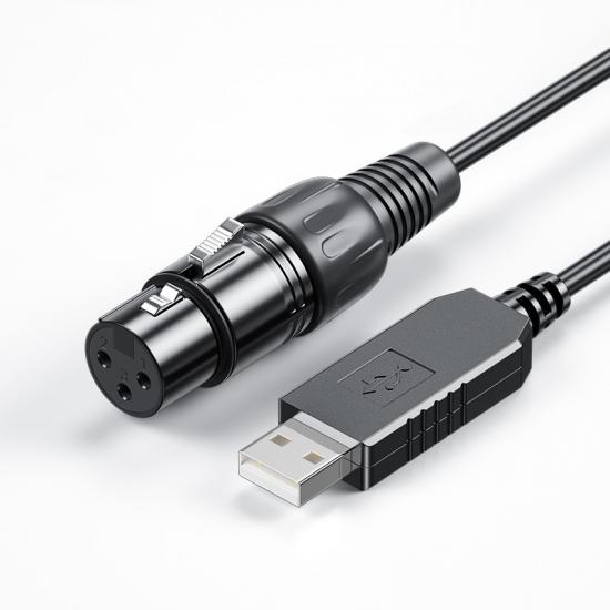 USB to RS485 Serial Port XLR Cable