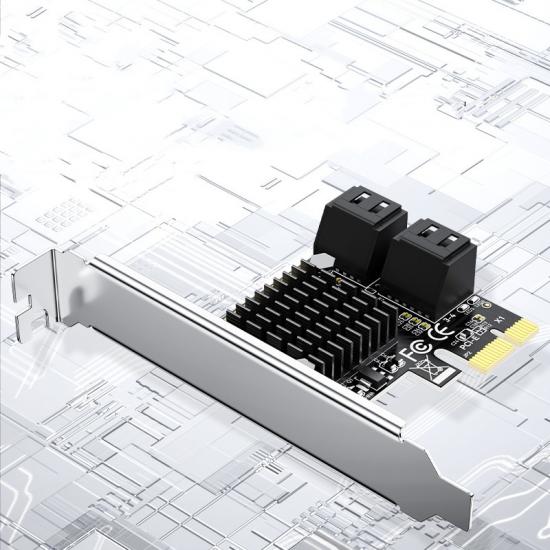 PCI-E to 4 Port SATA3.0 Expansion Card