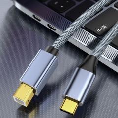 Type-C Male to Printer Data Cable