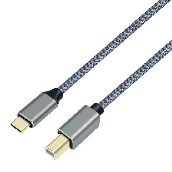 USB C to USB B Printer Cable