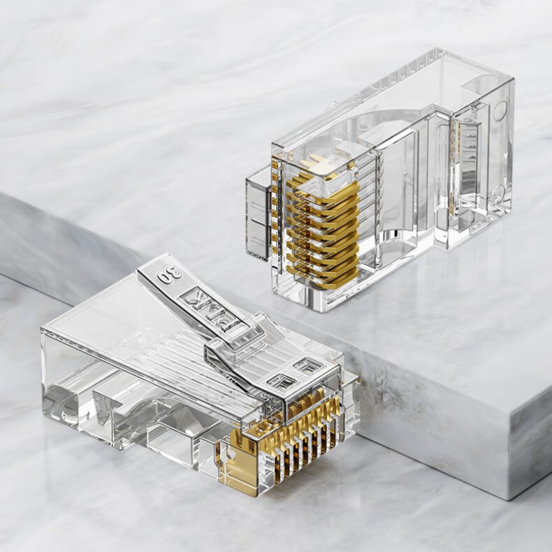 CAT6 shielded network crystal head: excellent performance helps high-speed network transmission