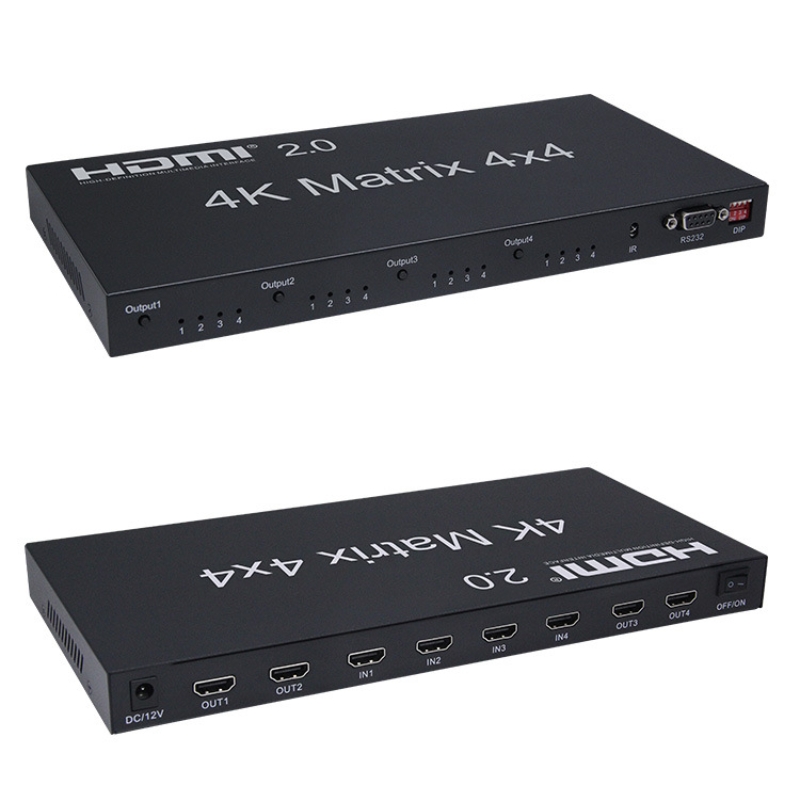DTECH 4K HDMI Matrix 4X4 matrix creates a smart audio-visual center