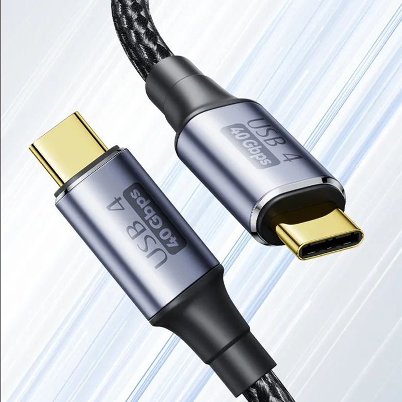 How strong is DTECH USB4 full-featured cable? It is both a fast charging line! It is also a high-speed transmission data line! Or ultra-clear projection cable.